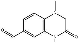6-Quinoxalinecarboxaldehyde,1,2,3,4-tetrahydro-1-methyl-3-oxo-(9CI) Structure