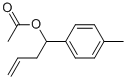 ACETIC ACID 1-P-TOLYL-BUT-3-ENYL ESTER Struktur
