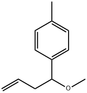 1-(1-METHOXY-BUT-3-ENYL)-4-METHYL-BENZENE 化学構造式