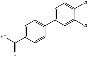3',4'-ジクロロビフェニル-4-カルボン酸 塩化物 化学構造式