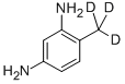 2,4-ジアミノトルエン-Α,Α,Α-D3 化学構造式