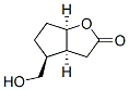 (3aα,4β,6aα)-ヘキサヒドロ-4-(ヒドロキシメチル)-2H-シクロペンタ[b]フラン-2-オン 化学構造式