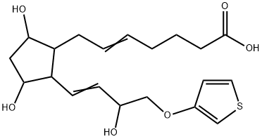 噻前列素, 71116-82-0, 结构式