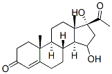 15,17-dihydroxyprogesterone Struktur