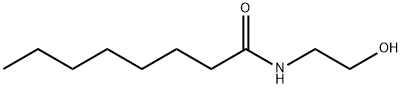 N-(2-ヒドロキシエチル)オクタンアミド 化学構造式