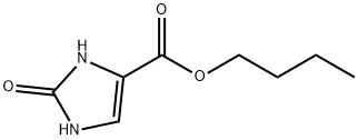 2,3-Dihydro-2-oxo-1H-imidazole-4-carboxylic acid butyl ester Struktur
