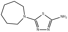 5-Azepan-1-yl-1,3,4-thiadiazol-2-amine Struktur