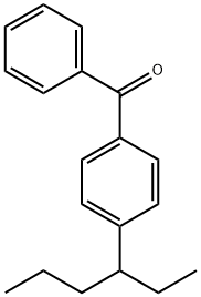 [4-(1-Ethylbutyl)phenyl]phenylmethanone Structure