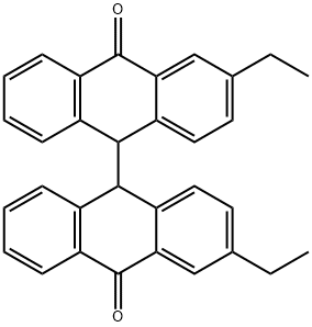 3,3'-Diethyl[9,9'-bianthracene]-10,10'(9H,9'H)-dione Struktur