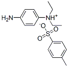 (p-aminophenyl)diethylammonium toluene-4-sulphonate Structure