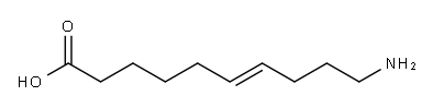 10-amino-6-decenoic acid 结构式
