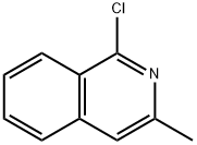 1-CHLORO-3-METHYL-ISOQUINOLINE
 Struktur