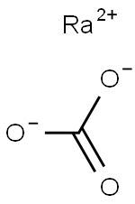 Radium carbonate Structure