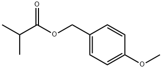 (4-methoxyphenyl)methyl isobutyrate Structure