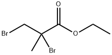 2,3-ジブロモイソ酪酸エチル 化学構造式