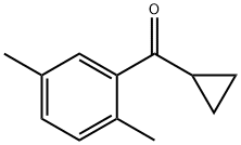 Cyclopropyl-(2,5-dimethylphenyl)methanone Structure