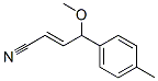 gamma-methoxy-4-methylbenzenebutenenitrile  Structure