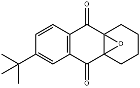 6-(1,1-Dimethylethyl)-1,2,3,4-tetrahydro-4a,9a-epoxyanthracene-9,10-dione,71173-50-7,结构式