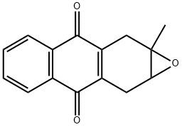 1a,2,9,9a-Tetrahydro-1a-methylanthra[2,3-b]oxirene-3,8-dione 结构式