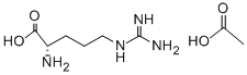L-精氨酸醋酸盐,71173-62-1,结构式
