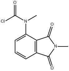 [(2,3-Dihydro-2-methyl-1,3-dioxo-1H-isoindol)-4-yl]methylcarbamic acid chloride,71173-81-4,结构式