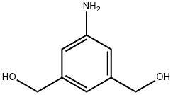 (3-氨基-5-羟基甲基苯基)甲醇 结构式
