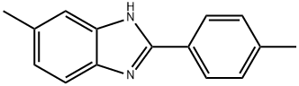 6-甲基-2-对甲苯基苯并咪唑 结构式