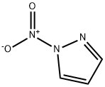 1-ニトロピラゾール 化学構造式