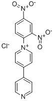 4,4'-Bipyridinium, 1-(2,4-dinitrophenyl)-, chloride Structure