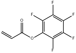 アクリル酸ペンタフルオロフェニル 化学構造式