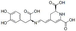 (2S)-4-[(1E,2E)-2-[[(S)-1-Carboxy-2-(3,4-dihydroxyphenyl)ethyl]imino]ethylidene]-1,2,3,4-tetrahydro-2,6-pyridinedicarboxylic acid|