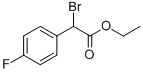 2-溴-2-(对氟苯基)-乙酸乙酯 结构式