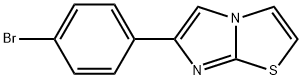 6-(4-ブロモフェニル)イミダゾ[2,1-B]チアゾール 化学構造式