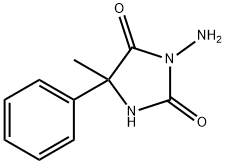 3-氨基-5-甲基-5-苯基咪唑烷-2,4-二酮, 71202-91-0, 结构式