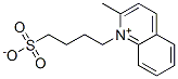 2-Methyl-1-(4-sulfonatobutyl)quinolinium Struktur