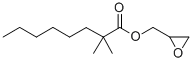 tert-decanoic acid oxiranylmethyl ester Structure