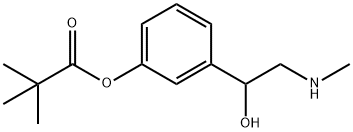 pivalylphenylephrine Structure