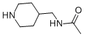 N-(ピペリジン-4-イルメチル)アセトアミド 化学構造式