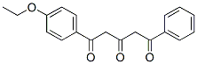 1-(4-エトキシフェニル)-5-フェニル-1,3,5-ペンタントリオン 化学構造式