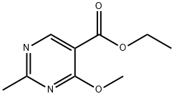 ethyl 4-methoxy-2-methylpyrimidine-5-carboxylate Structure