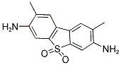 3,7-二氨基-2,8-二甲基二苯并噻吩砜(含2,6-二甲基异构体),71226-58-9,结构式