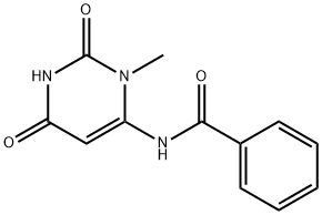 Benzamide, N-(1,2,3,6-tetrahydro-3-methyl-2,6-dioxo-4-pyrimidinyl)- (9CI) Struktur