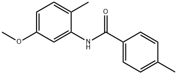 Benzamide, N-(5-methoxy-2-methylphenyl)-4-methyl- (9CI),712298-93-6,结构式