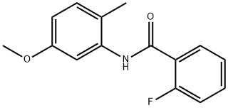 Benzamide, 2-fluoro-N-(5-methoxy-2-methylphenyl)- (9CI) Structure