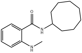 Benzamide, N-cyclooctyl-2-(methylamino)- (9CI) Structure