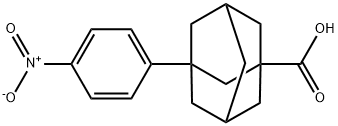 3-(4-硝基苯基)金刚烷-1-羧酸,7123-76-4,结构式