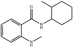Benzamide, 2-(methylamino)-N-(2-methylcyclohexyl)- (9CI) Structure