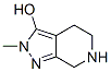 2H-Pyrazolo[3,4-c]pyridin-3-ol,  4,5,6,7-tetrahydro-2-methyl- 化学構造式