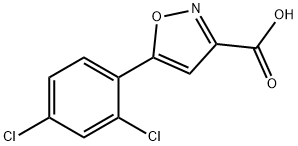 5-(2,4-DICHLORO-PHENYL)-ISOXAZOLE-3-CARBOXYLIC ACID Structure