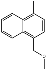 1-(メトキシメチル)-4-メチルナフタレン 化学構造式
